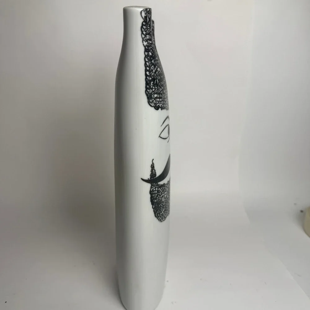 Danish Modern Mid century LaGardo Tackett Vase/Pitcher in Porcelain Decanter‎